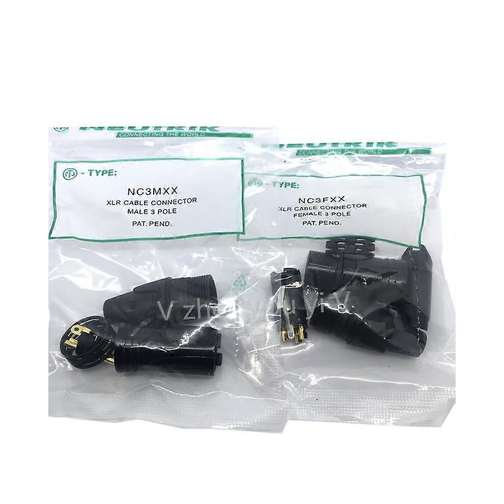 (sliver MXX, One size) 50pcs/bag 25PCS NC3MXX & 25PCS NC3FXX FOR NEUTRIK connector  Male et femelle Un ensemble 3 Broches XLR Connecteur avec!-image-OPC-PHKC66S-NEW