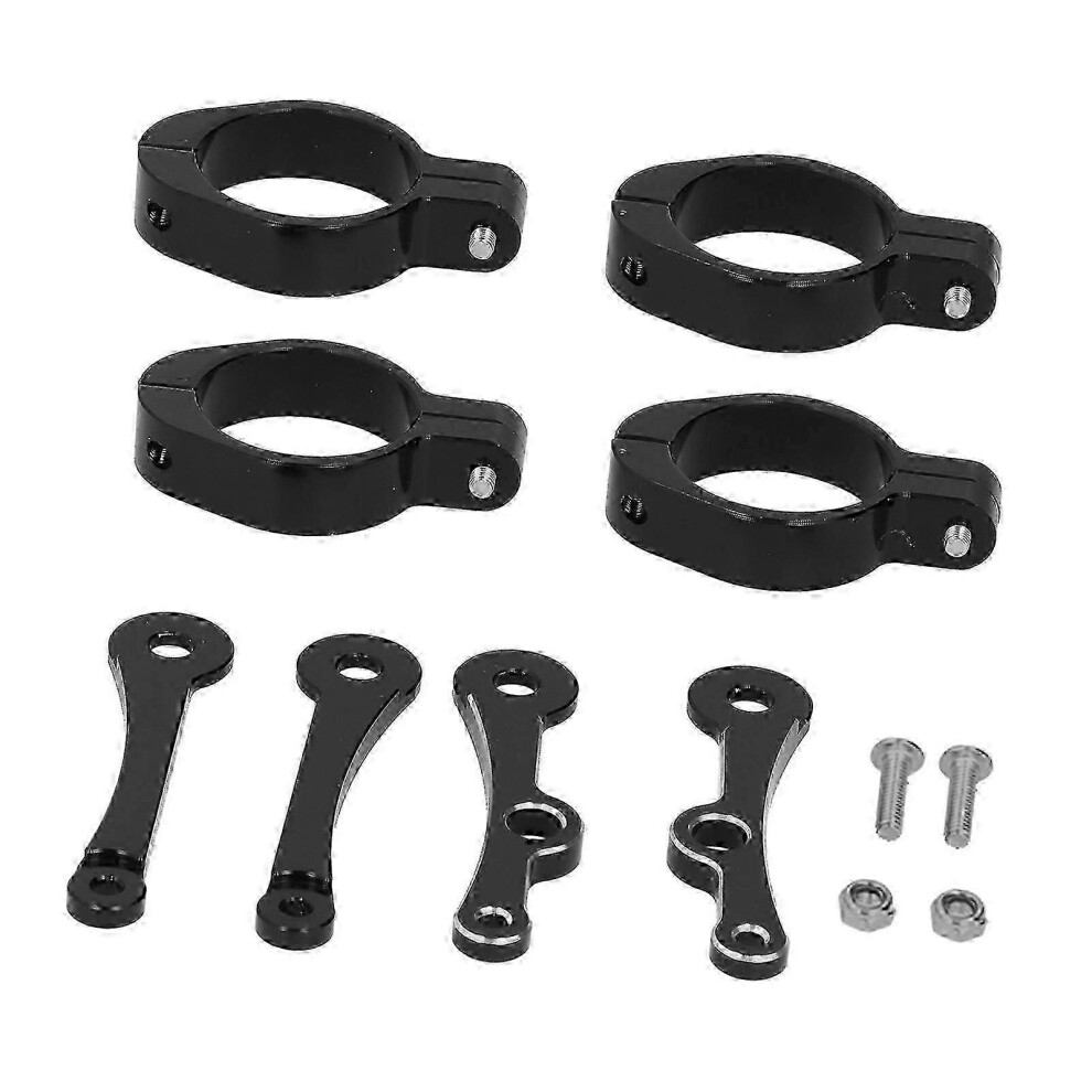 (As Show, One Size) Motorcycle Headlight Bracket Cnc Aluminum Front Lamp Mount Clamp For 1.5In 1.6In Fork Tube 4632480887930