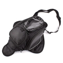 (As show, One size) Motorcycle Gas Oil Fuel Tank Bag Backpack Magnetic Motorcycle Tank Bag for Yamaha for Suzuki for Kawasaki