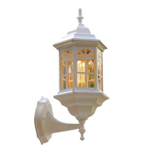 (As show, One size) Outdoor Wall Lights White Aluminum AntiRust Porch Lights Exterior Light Fixture Outside Porch Lights Wall Mount, Wall Sconce for House Garage Patio