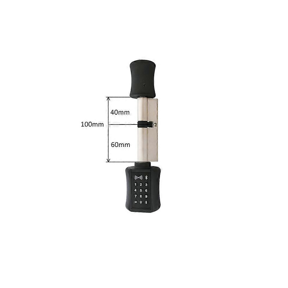 (B100, One size) Smart Lock TTlock Bluetooth Cylinder Lock WIFI Security Wireless Electronic Digital APP Keypad Code Keyless Lock