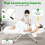 (White) Portable Folded Massage Table Beauty Salon Chair 5