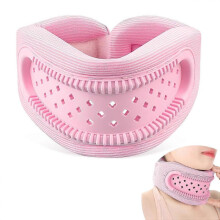 (Pink) Cervical Collar for Neck Pain and Pressure Relief, Neck Support Brace, Soft Foam Cervical Collar for Sleeping, Breathable Adjustable Neck Brace