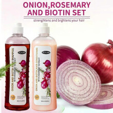 (1pc) Onion And Biotin Hair Treatment, Onion Biotin and Rosemary Shampoo and Treatment Set,For All Hair Types Conditioner Hair Care