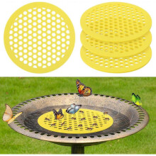Bee Honeycomb Net Cups for Bees Drinking, 4 Pack Bees Insect Drinking Cups, Floating Drinking Water Stations for Bee Butterflies