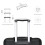 (Black, 20) 6 Piece ABS Suitcase Set With Travel Bag Suitcase 8