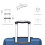(Navy, 20) 6 Piece ABS Suitcase Set With Travel Bag Suitcase 8