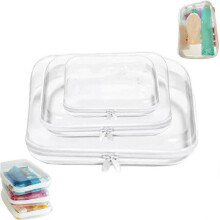 Hard Clear Zipper Case, 3PCS Transparent Hard Shell Zipper Pouch, Portable Travel Makeup and Cosmetic Bag, Intimate Apparel Storage Organizer