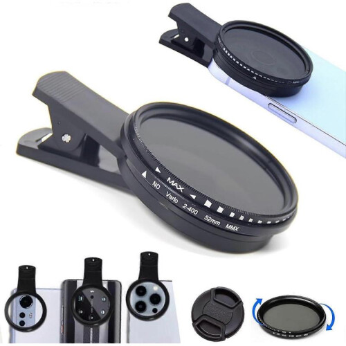 Solar Eclipse Camera Lens Filter, Solar Eclipse Phone Filter, Solar Filter for Smartphone, Universal Solar Eclipse Phone Camera Filter with Clip, Simp