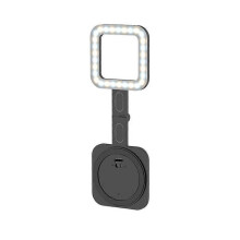 (black) Portable Magnetic Phone Selfie Light and Stand, 2 Modes LED Fill Lightfor Phone, iPhone, iPad, Laptop, for Makeup, TikTok, Selfie