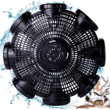 (8 holes) Fish Trap, Portable Crayfish Trap Fish and Shrimp,Plastic Eel Cage Fishing Nets And Accessories for loach, eel, river shrimp, crab