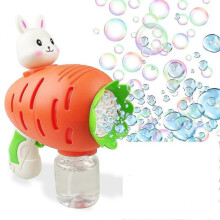 Easter Bunny Bubble Gun,Bunny Easter Gifts Bubble Gun for Toddlers 1-3,Easter Basket Stuffers Gifts