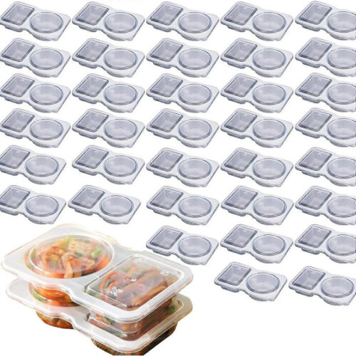 Double compartment seasoning container Seasoning box kitchen supplies