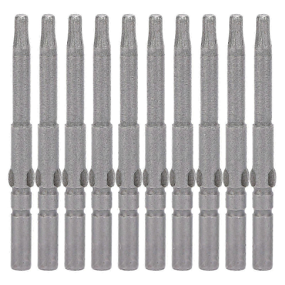 (As Show, One Size) 10Pcs Strong Magnetic Screwdriver Bits Hex Socket Harden Electric Hardware Tools 4631898226720