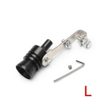 (As show, One size) Car Turbmuffler Universal Sound Simulator Car Turbo Sound Whistle S/m/l/xl Vehicle Fitting Device Exhaust Pipe Turbo Sound Whistle~12990
