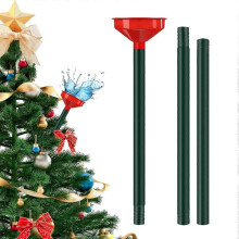 46 Inch Christmas Tree Watering Funnel, Stainless Steel Christmas Tree Watering System with Funnel, Easy Assembly, Precise Watering