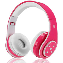 (As show, One size) Kids Bluetooth Headphones, Wireless Headphones for Girls with Microphone Volume Limited Foldable Headphones