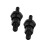 (As show, One size) Hand Rivet Nut Riveter Tool Part Threaded Mandrel Replacement for Hand Nut Rivet SAE 1/4-20 2 Pack 2
