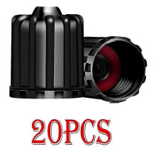 (As show, One size) 10/20/30/50/100pcs Tpms Tire Valve Caps With Rubber Seal Plastic Wheel Caps Covers For Tpms Nipple Caps Car Tyre Accessories
