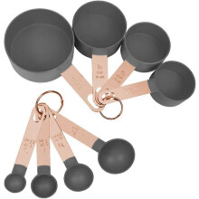 (As show, One size) Set of 8 measuring cups and spoons for measuring dry and liquid ingredients