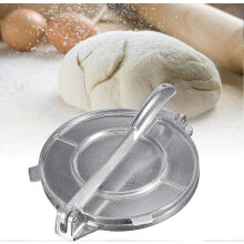 (As show, One size) Cast Aluminum Tortilla Press Flour Corn Flatbread Pita Press Tortillas Tacos Maker