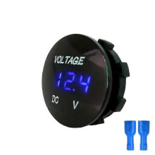 (As show, One size) Dc 5v-48v Digital Voltage Meter Car Motorcycle Voltmeter Voltage Tester For Car Motorcycle Atv Boat 12v 24v 36v Waterproof