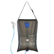 (As show, One size) Water Bag Collapsible Water Container 15L Portable Camping Shower Bag Water Bag for Outdoor