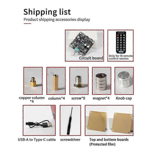 (As show, One size) La01 Non-Destructive Hifi5.1 Bluetooth USB Flash Drive Decoding Board Player Audio Receiver Audio A