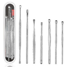 (7PCS02) New 2023 5/6/7pcs/set Ear Wax Pickers Stainless Steel Earpick Wax Remover