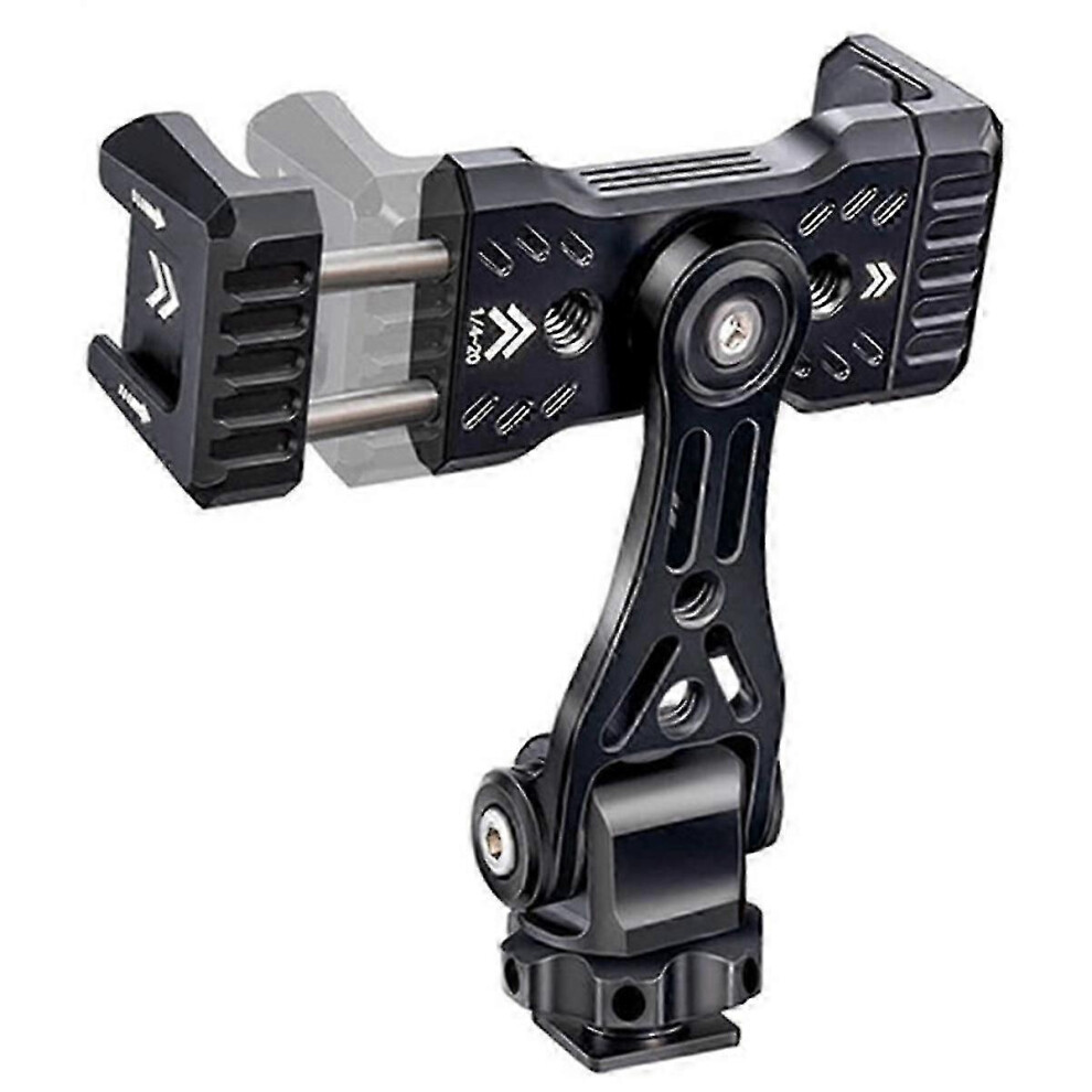(As Show, One Size) Tripod Mount Clip Metal Phone Holder Clamp With Cold Shoe Arca 360 Rotatable For Live Photography For Dslr 4631898295320