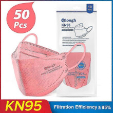 (watermelon red 50PCS)Elough Ffp2 Mascarillas Ce Kn95 Masks Approved Hygienic Colors Respiratory Filter Face Mask Ffp2mask Reusable Ffp3 Fish Masks