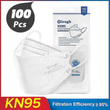 (White 100PCS)Elough Ffp2 Mascarillas Ce Kn95 Masks Approved Hygienic Colors Respiratory Filter Face Mask Ffp2mask Reusable Ffp3 Fish Masks