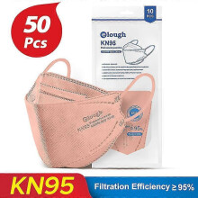 (Shrimp pink 50PCS)Elough Ffp2 Mascarillas Ce Kn95 Masks Approved Hygienic Colors Respiratory Filter Face Mask Ffp2mask Reusable Ffp3 Fish Masks