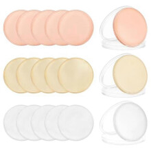 (As show, One size) 18PCS 3 Colors Round Blank , 40mm RoundMetal Stamping Blank Coin Iron Discs with Box for DIY Birthday