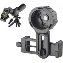 (As show, One size) Cell Phone Photography Adapter Mount -Compatible Telescope Binoculars Monocular, Fit Almost Brands Smartphones