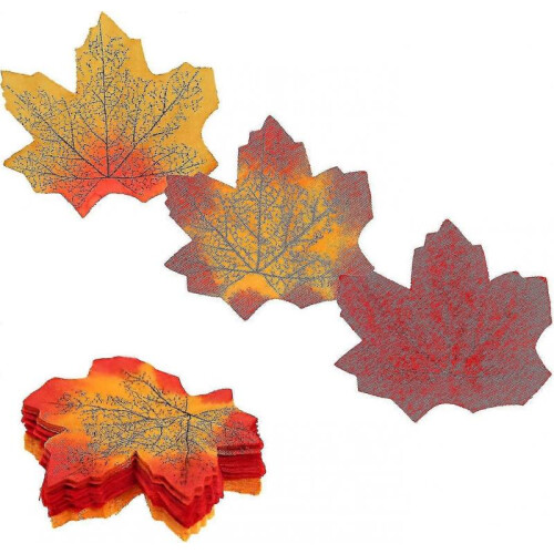 100 Artificial Autumn Maple Leaves Compatible Weddings Crafts 1