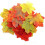100 Artificial Autumn Maple Leaves Compatible Weddings Crafts 1