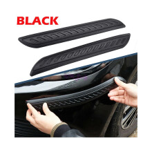 New 2PCS Car Bumper Corner Protector Guard Cover Anti Scratch Rubber Sticker