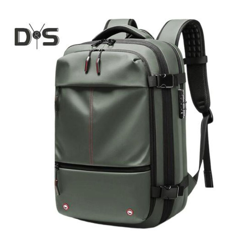 Travel Backpack 60l Expandable Capacity Computer Bag Waterproof Wet And Dry Separation Storage Vacuum Compression Breathable Shoulder Strap Weekender