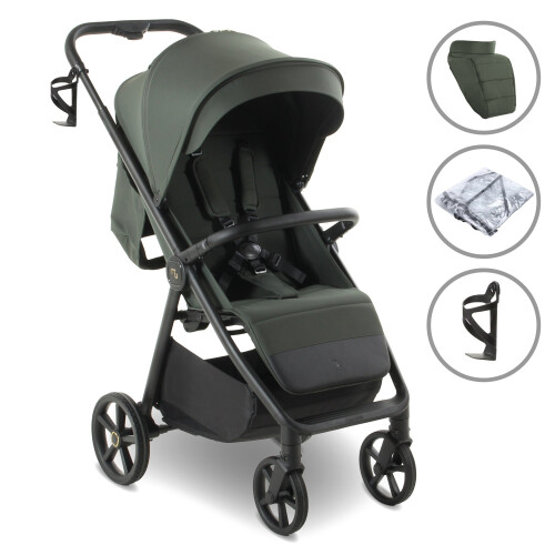 My Babiie My Babiie MB170 Plus Pushchair - Green