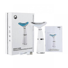 Led Photon Therapy Neck Massage Anti Wrinkles Skin Tightening Beauty Double Chin Slimming Neck Face Massager Face Lifting Device