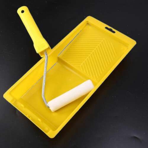 6pcs Foam Paint Roller Tray Set Compatible with Wall Bathtub Paint Refinishing 2