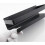 Wall Mounted Spice Rack Perforated Stainless Steel Spice Rack Kitchen Storage Spice Rack, Black 40cm 2