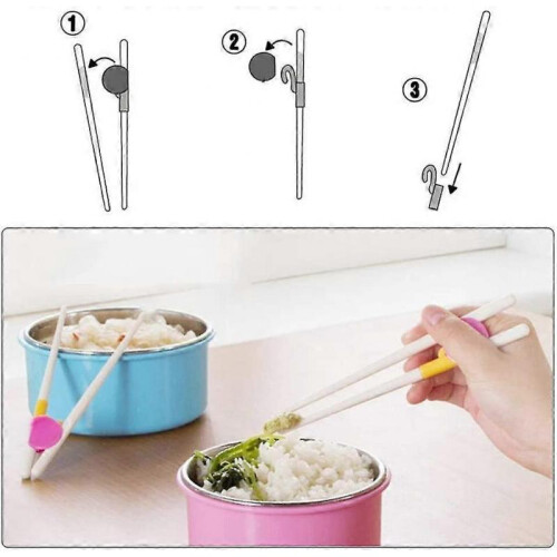 Kids Training Chopsticks, 4 Pairs Kids Training Chopsticks 2