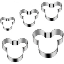 5pcs Cookie Cutter Sandwich Cutters Diy Fruit Cutters