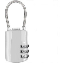 One Piece In Silver, with Lock Codes for Luggage Lock, 3-position Safety Lock, Combination Lock, Travel Suitcase, Luggage Bag, Etc
