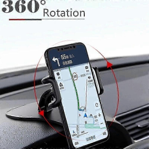 (As show, One size) Car Mobile Phone Holder Easy Clip Mount Stand Panel Multi-Functional Universal Dashboard GPS Navigation Bracket Holder 1