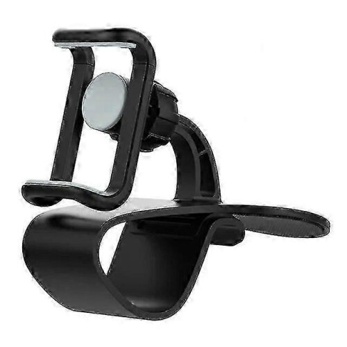 (As show, One size) Car Mobile Phone Holder Easy Clip Mount Stand Panel Multi-Functional Universal Dashboard GPS Navigation Bracket Holder