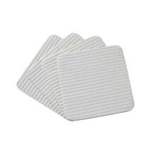 Square Carpet Anti Slip Sticker, Set Of 4 Pieces with 10 * 10cm Optimal Anti Slip And Washable Grippers To Prevent Curling And Fix The Carpet In Place
