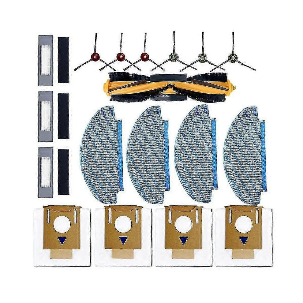 (As show, One size) Main Brush Side Brush Hepa Filter For N8 N8 Pro T8 T8 T9 Vacuum Cleaner Accessories-image-OPC-PHKCCW6-NEW